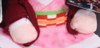 Kimono Rose à Motifs "Asanoha"