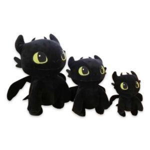 Peluche Dragon furie nocturne 2
