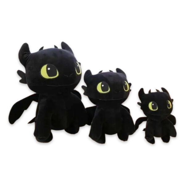 Peluche Dragon furie nocturne 2