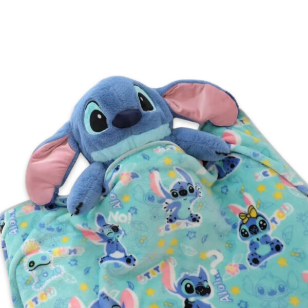 Peluche Stitch avec couverture 3